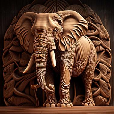 3D model Jumbo famous animal (STL)